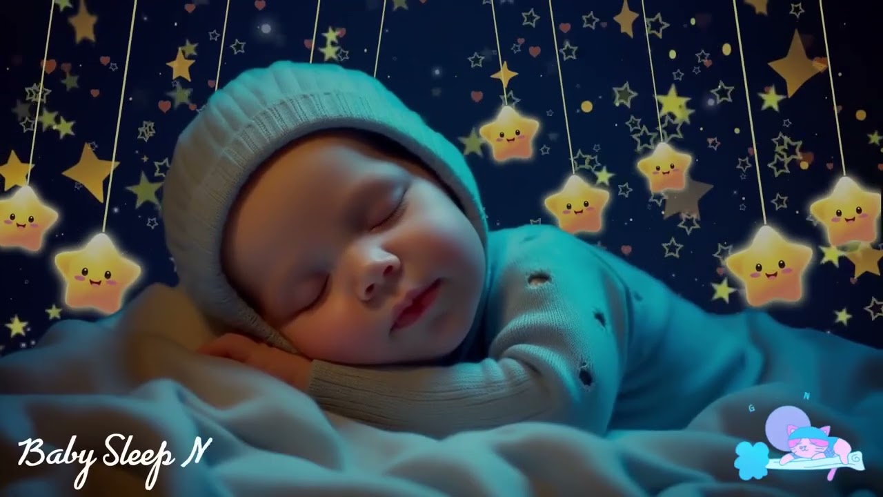 Soothing Baby Sleep Music 🌜 Mozart Brahms Lullaby 🎼 Calming Music for Deep Inner Calm