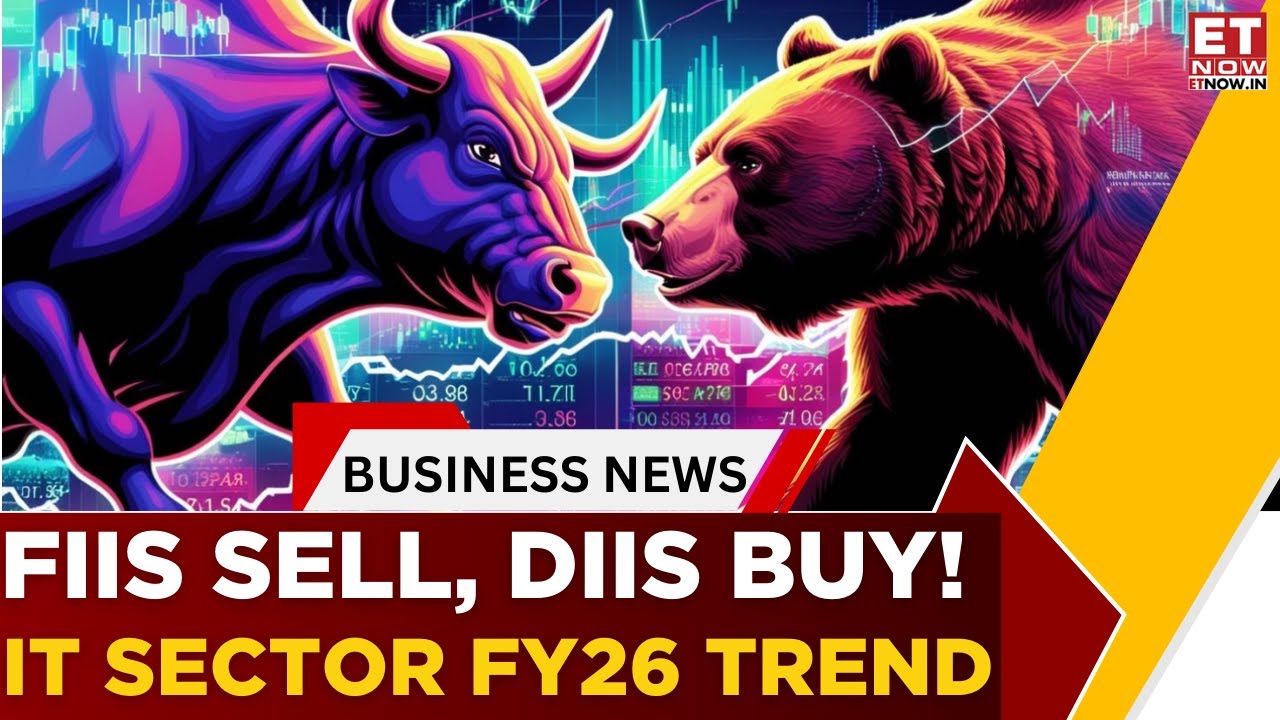 FIIs Exit, DIIs Buy The Dips: How Fund Flows Into Indian IT Are Shaping Up In FY26 | Business News