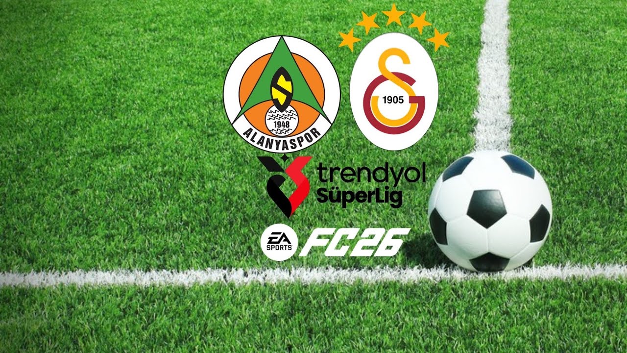 Alanyaspor - Galatasaray maçını FC26'da simüle ettim. Trendyol Süper Lig 7.Hafta geniş özet