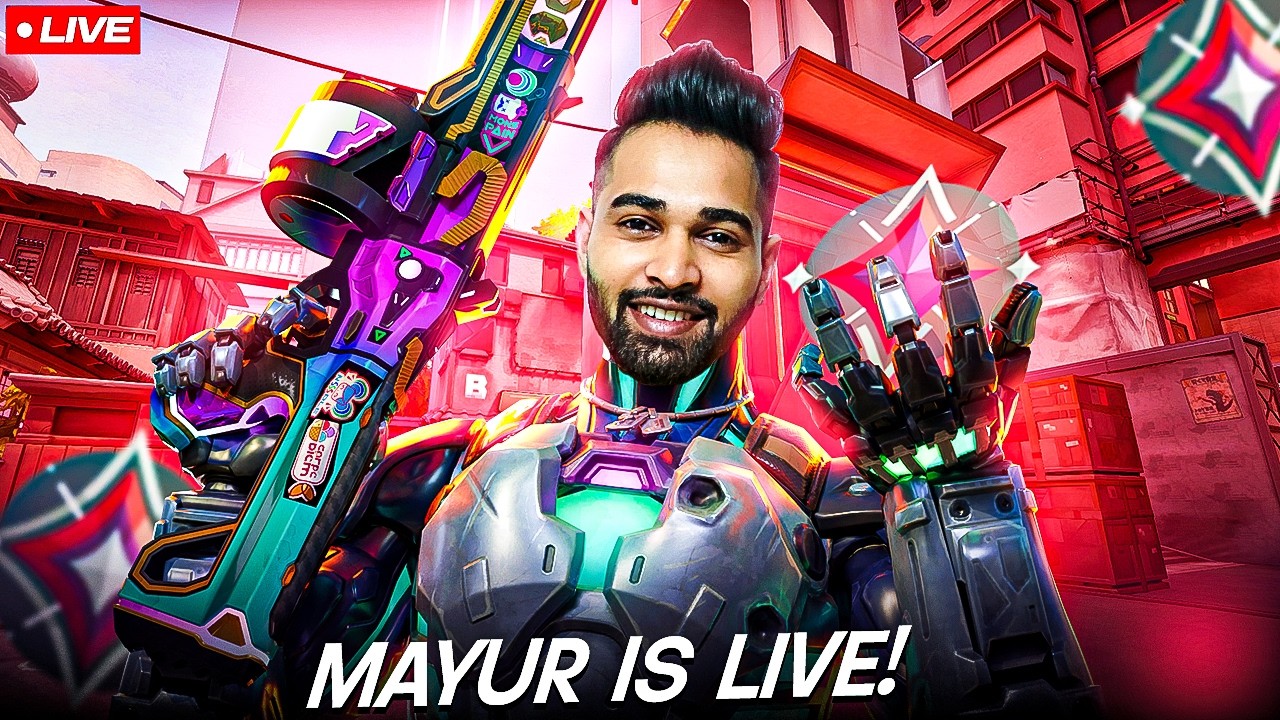 Immortal Solo Rank Push Valorant live Stream | Mayur Dhage Live
