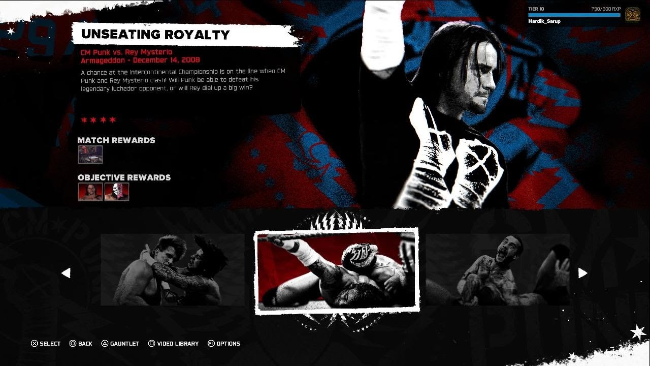 WWE2K26 Showcase : CM Punk Vs Rey Mysterio ￼in Armageddon( Match.2) in 4K 60fps Gameplay