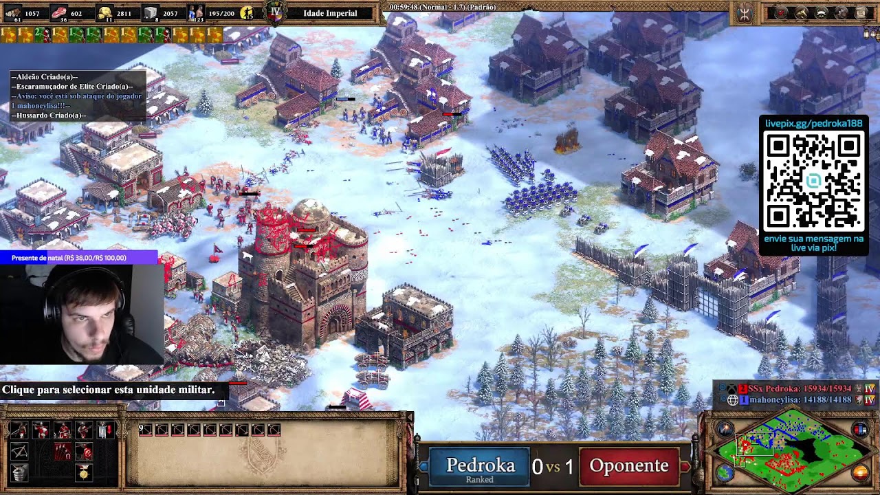 Bora jogar X1! 1.5k AGE OF EMPIRES 2