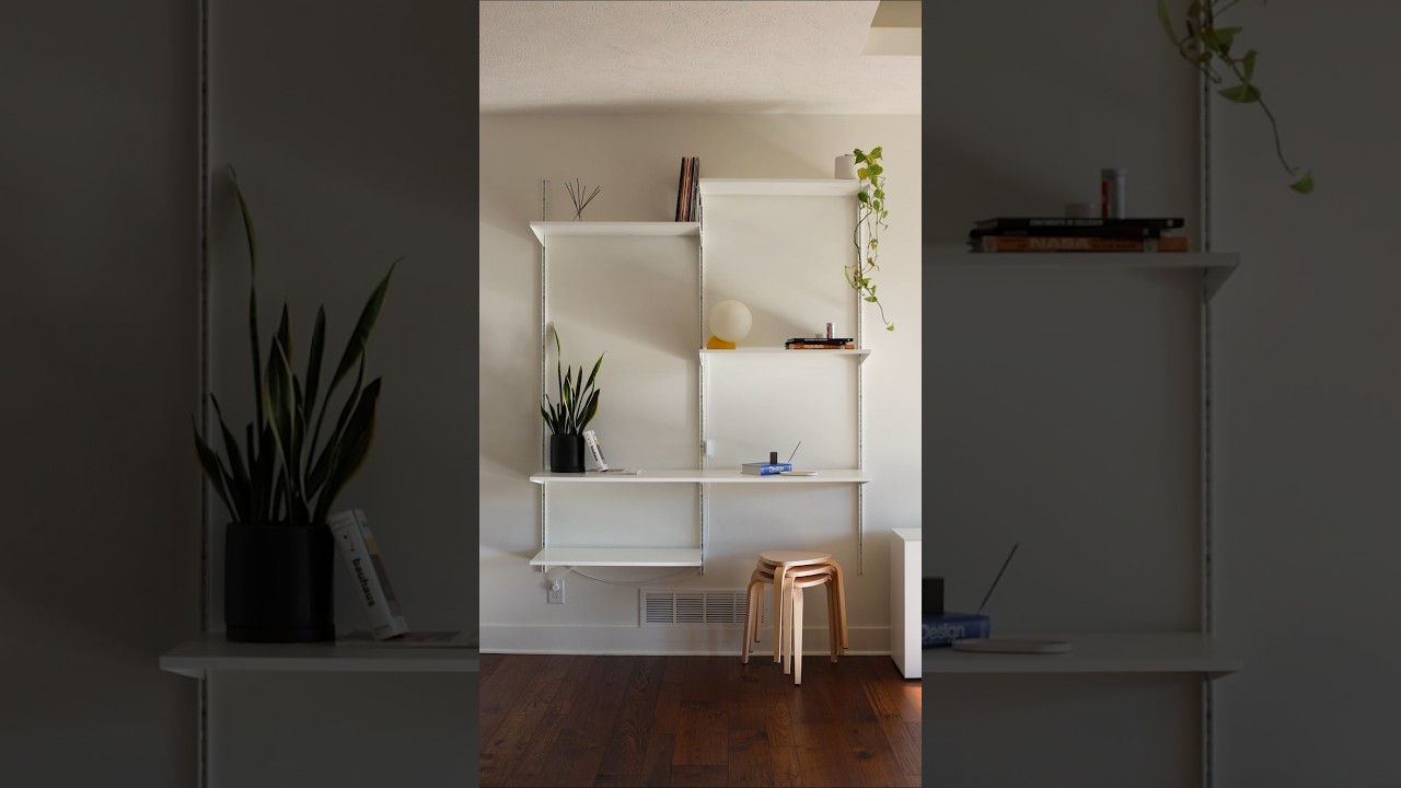 IKEA Boaxel Shelving Unit 🙂🙃🙂#ikea #ikeahome #midcentury #interiordesign