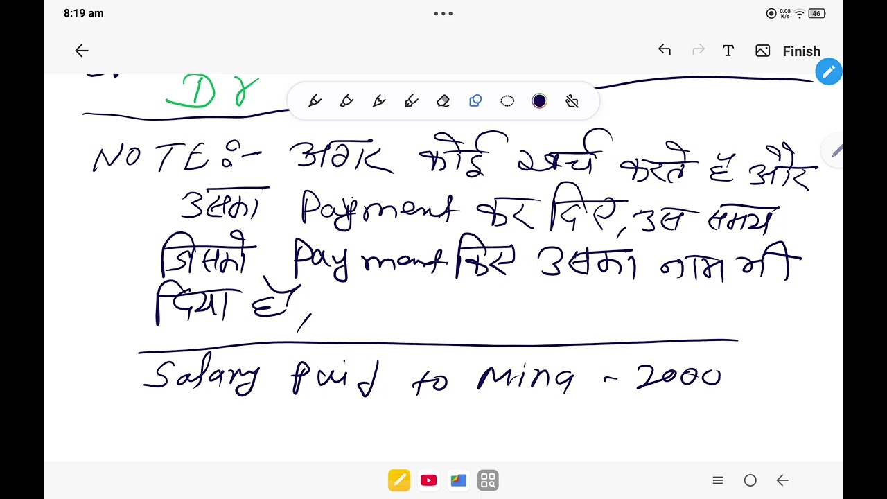 4. Find debit and credit accounts of any transaction, use for tally voucher recording and commerce
