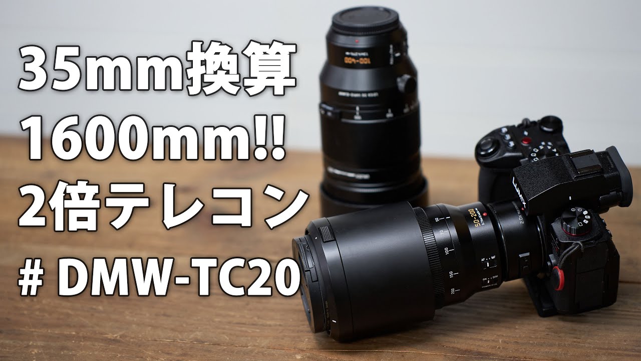２倍テレコンで35mm換算1600mm DMW-TC20 を買ってみました。 Leica100-400 と 50-200 で試してみた #microfourthirds