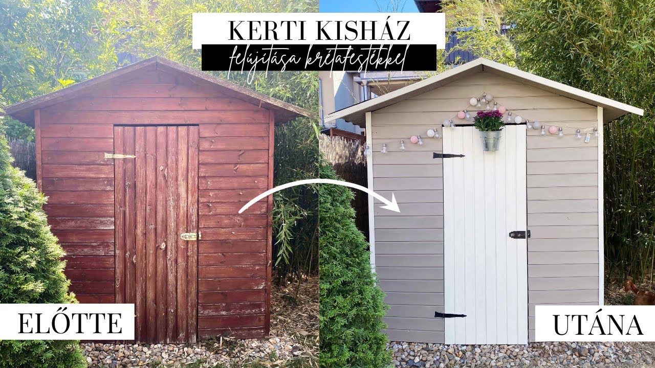 KERTI KISHÁZ FELÚJÍTÁSA KRÉTAFESTÉKKEL🎨