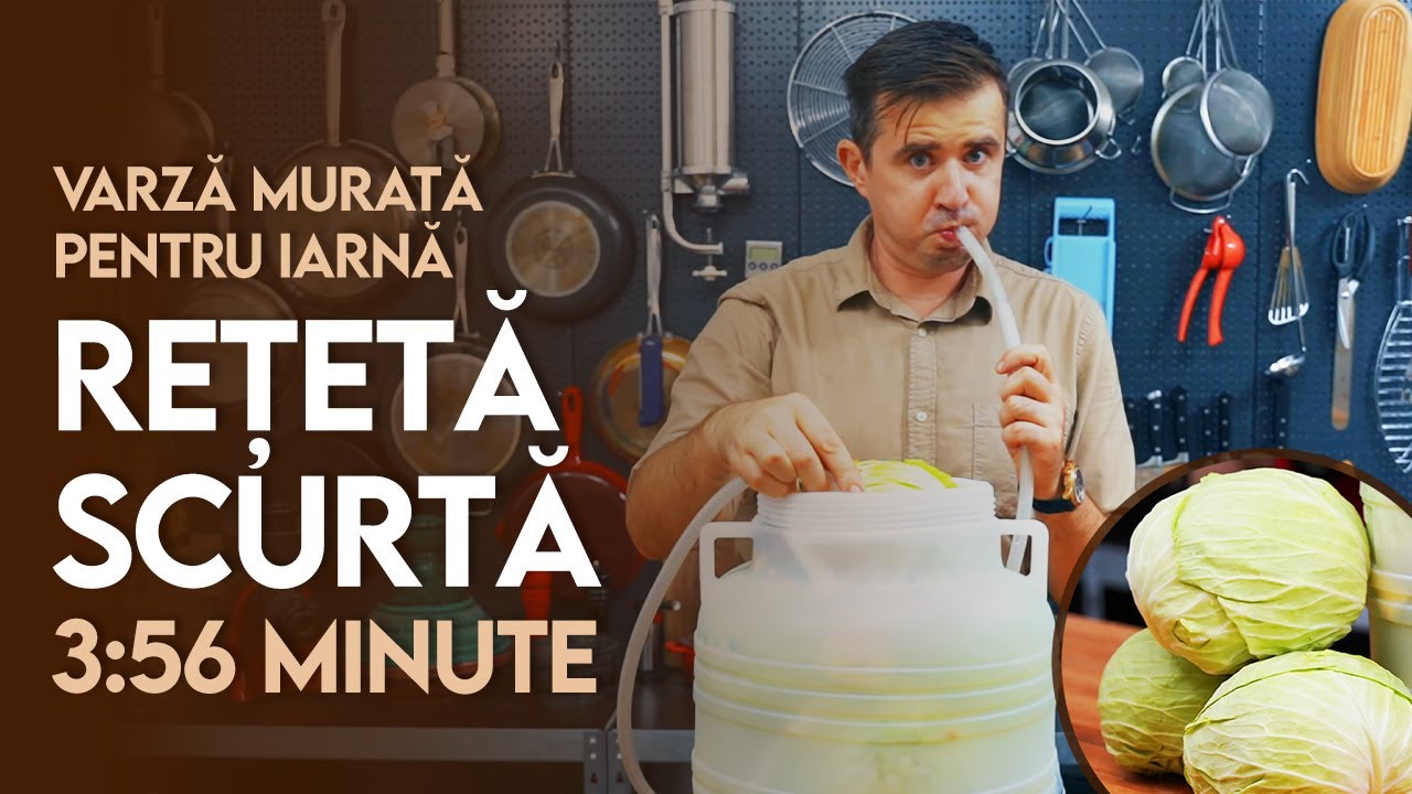 👉 Rețeta scurtă: Varză Murată pentru Iarnă - Șef Paul Constantin