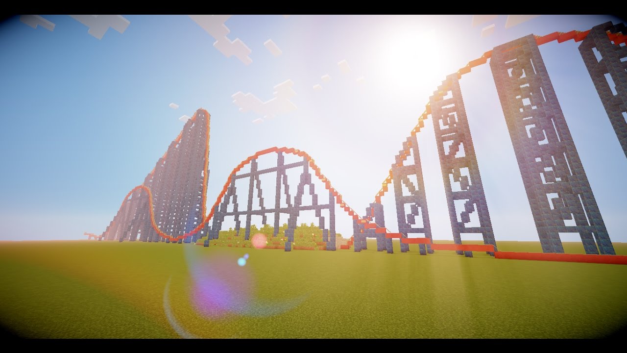 Superman: Ride of Steel -- A Minecraft Roller Coaster Recreation