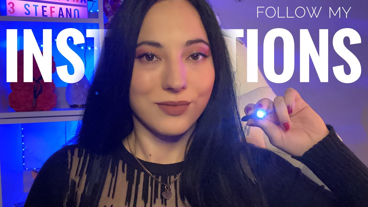 SEGUI LE MIE ISTRUZIONI PER DORMIRE ASMR (FOLLOW my Instructions)