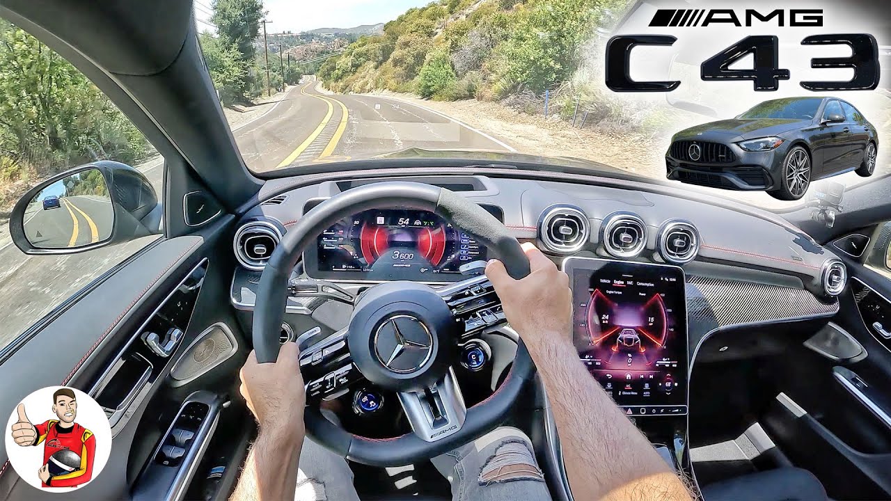 The 2023 Mercedes C43 Sedan is Now a Real AMG (POV Drive Review)