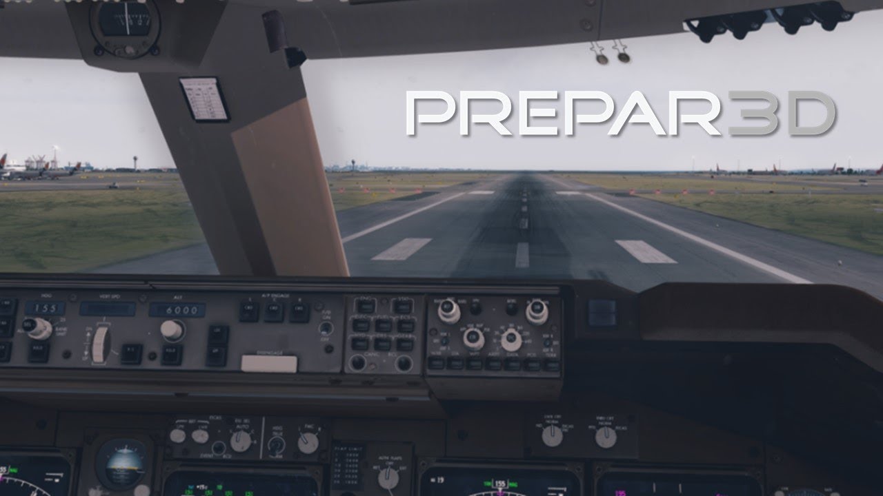 [Prepar3d v3] i7 6700k @ 4.4GHz INSANE GRAPHICS 747 Takeoff from Sydney Australia