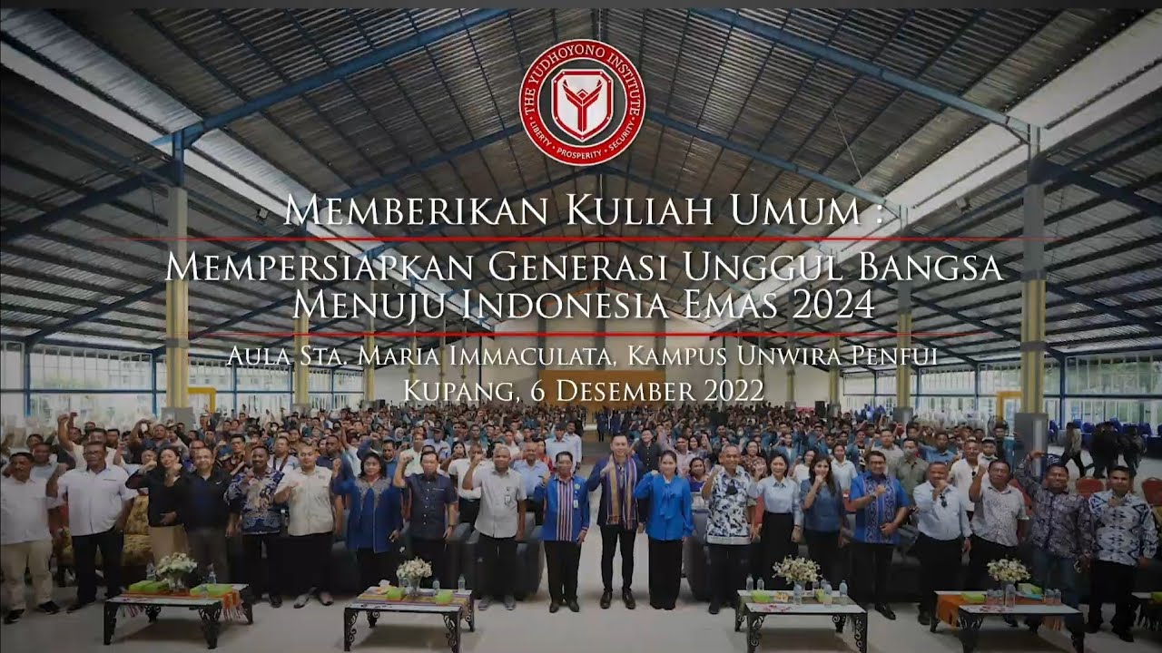 Kuliah Umum di Universitas Katolik Widya Mandira (Unwira) di Kupang, Nusa Tenggara Timur