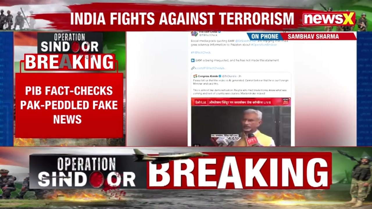 PIB Fact-Checks Kerala Congress Govt Video on EAM Jaishankar