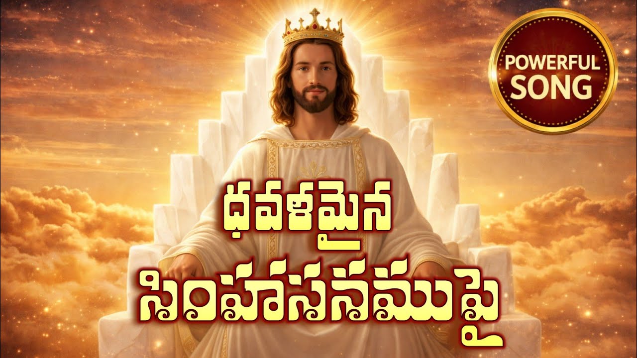 Dhavalamaina Simhasanamupai | Powerful Telugu Christian Worship Song