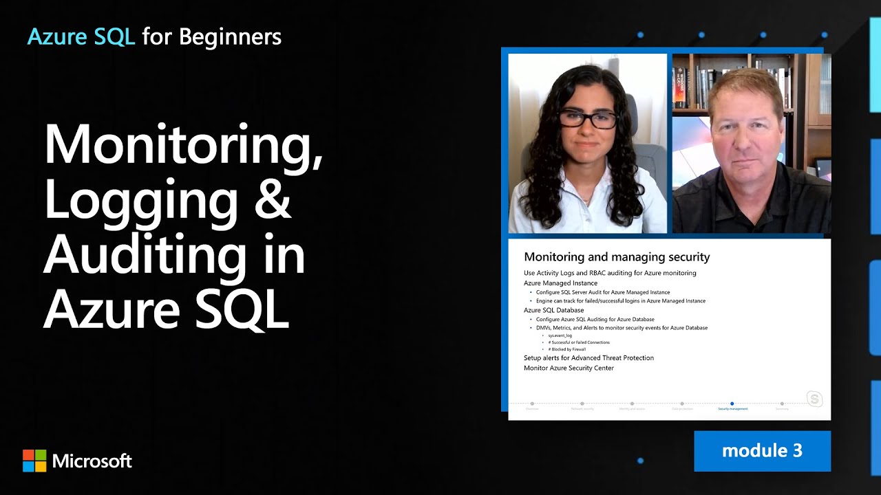 Monitoring, Logging & Auditing in Azure SQL | Azure SQL for beginners (Ep. 28)