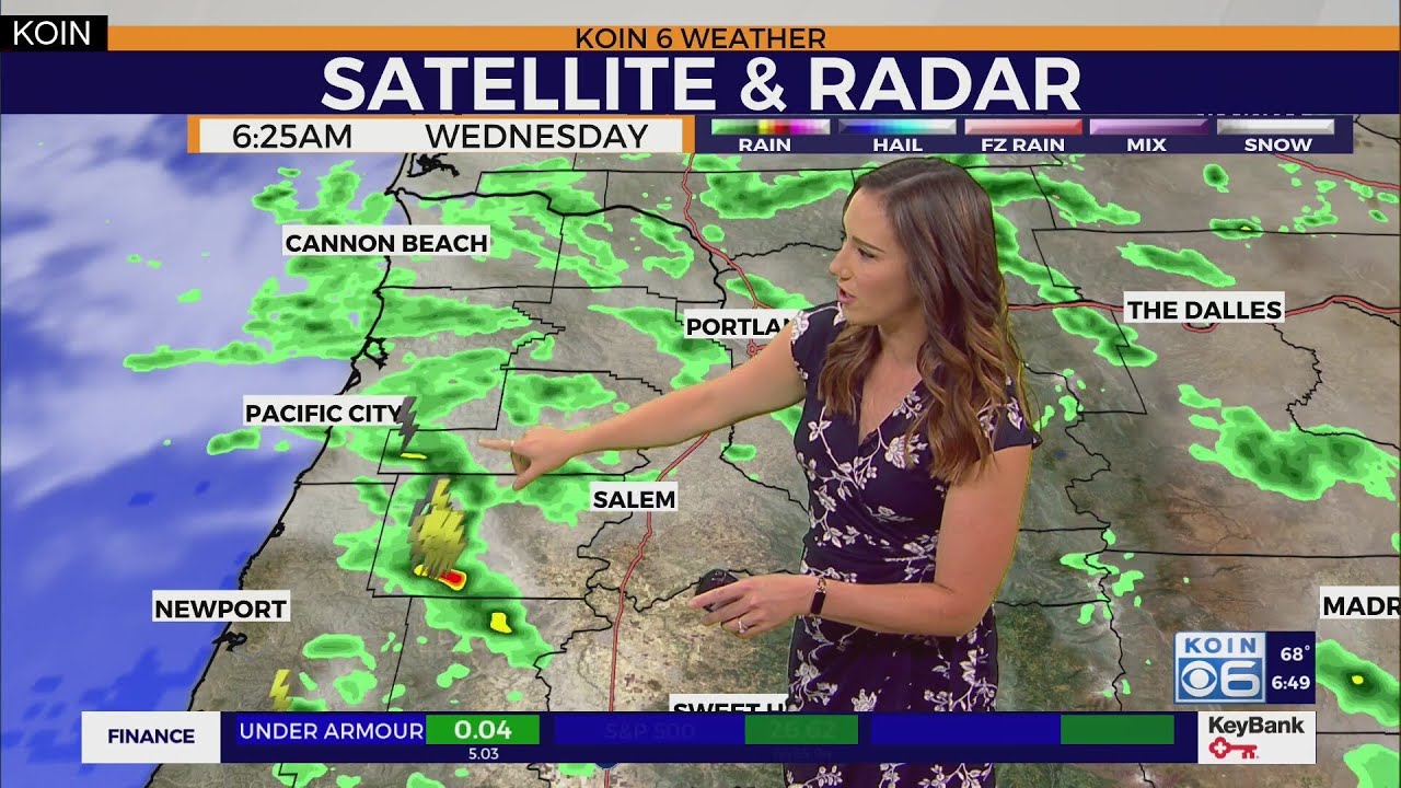 Morning showers fade with more heat Wednesday in Portland