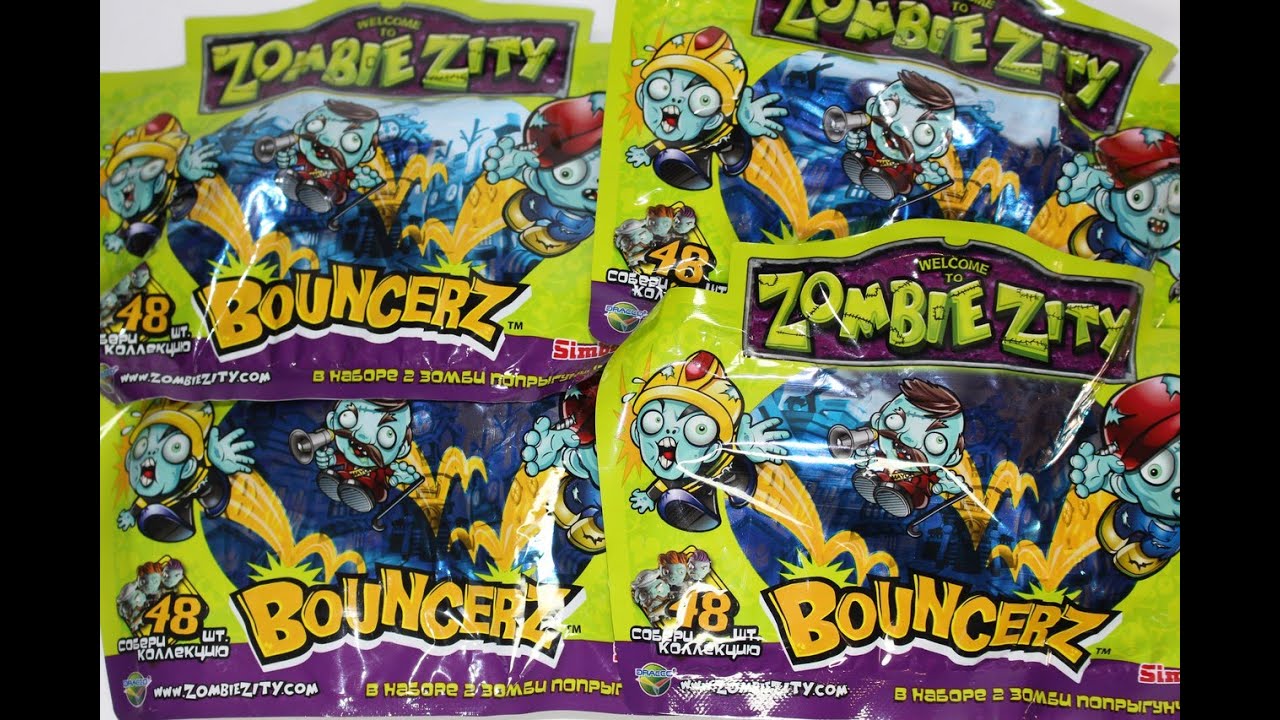 Распаковываем пакетики Zombie Zity.