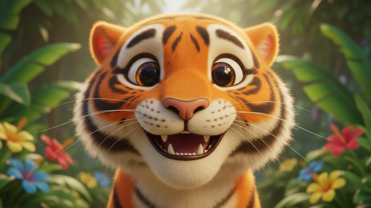 Canción de Primeros Planos de Caras de Animales 🐵🦁🐶 | Canciones infantiles educativas | Baby Song