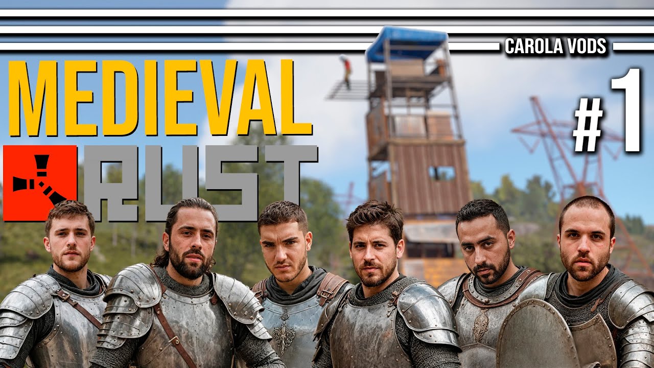Empezamos un wipe de RUST MEDIEVAL - D&iacute;a 1 ⚔️ PRIMITIVE RUST | CAROLA