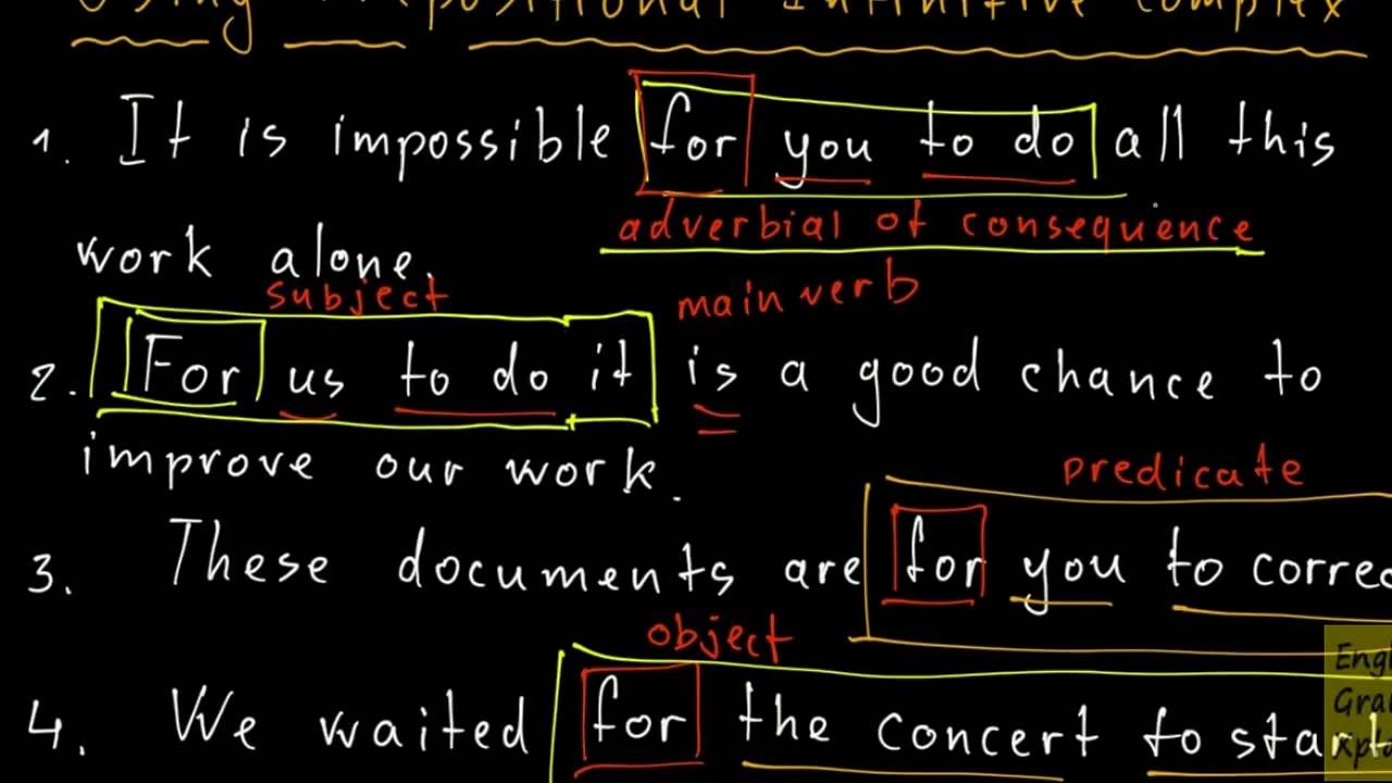 For-to-Infinitive Construction -2