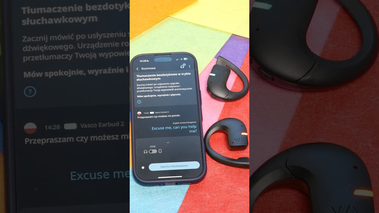 Słuchawki, w kt&oacute;rych dogadasz się na całym świecie? Poznajcie Vasco Translator E1! 🌍😎