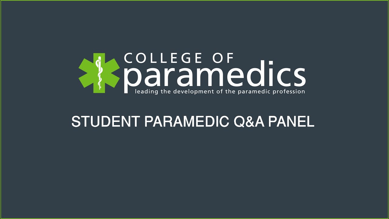 Student Paramedic Q&A Panel Discussion