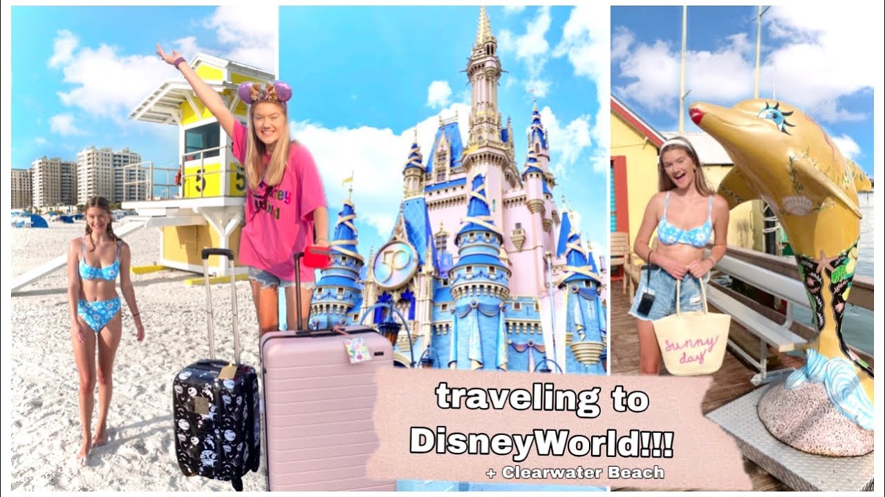 TRAVELING TO DISNEYWORLD + Clearwater Beach! | 2022