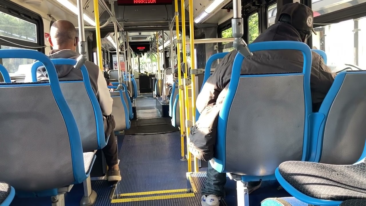 CTA On Board Riding 2008 New Flyer DE60LF Bus 4021 on Route J14 Jeffery Jump Southbound