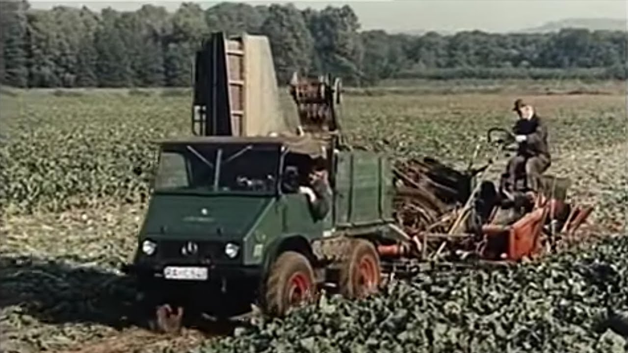 Mercedes-Benz Unimog U 411 - die selbstfahrende Arbeitsmaschine | Historischer Werbefilm in deutsch