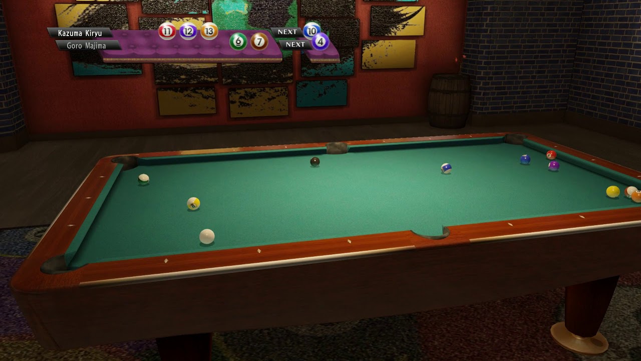 Yakuza Kiwami (PC) -  Pool with Majima