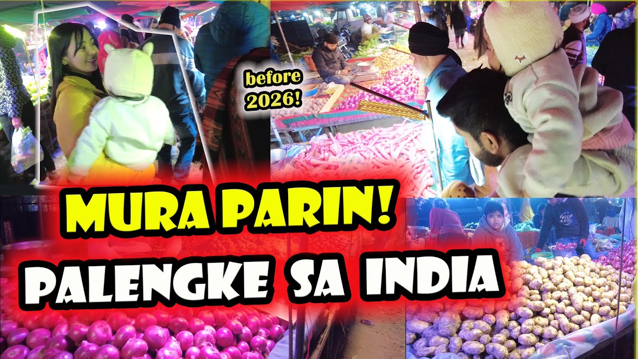 NakakaMiss! Palengke sa India Bago Mag Bagong Taon!