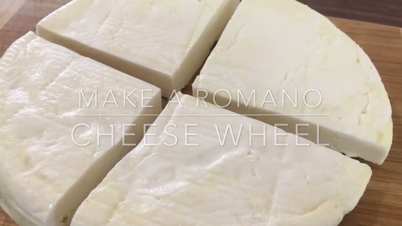 Make Romano Cheese: Making a Cheese Wheel