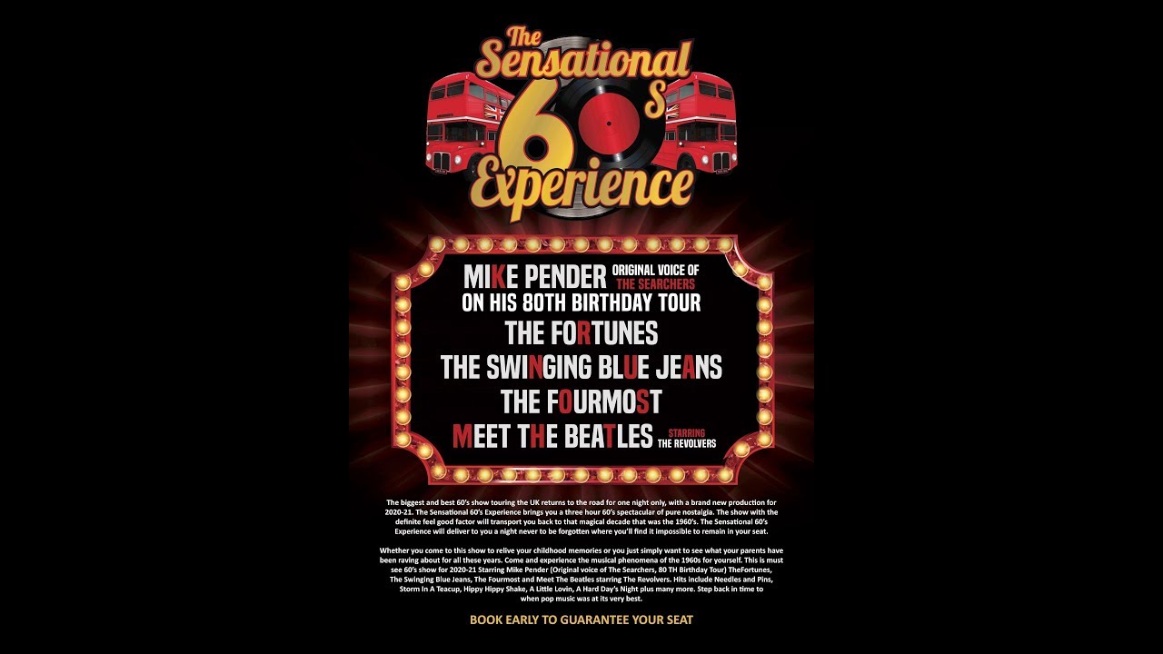 The Fourmost - Sensational 60s Experience Tour 2019, Chatham, Kent