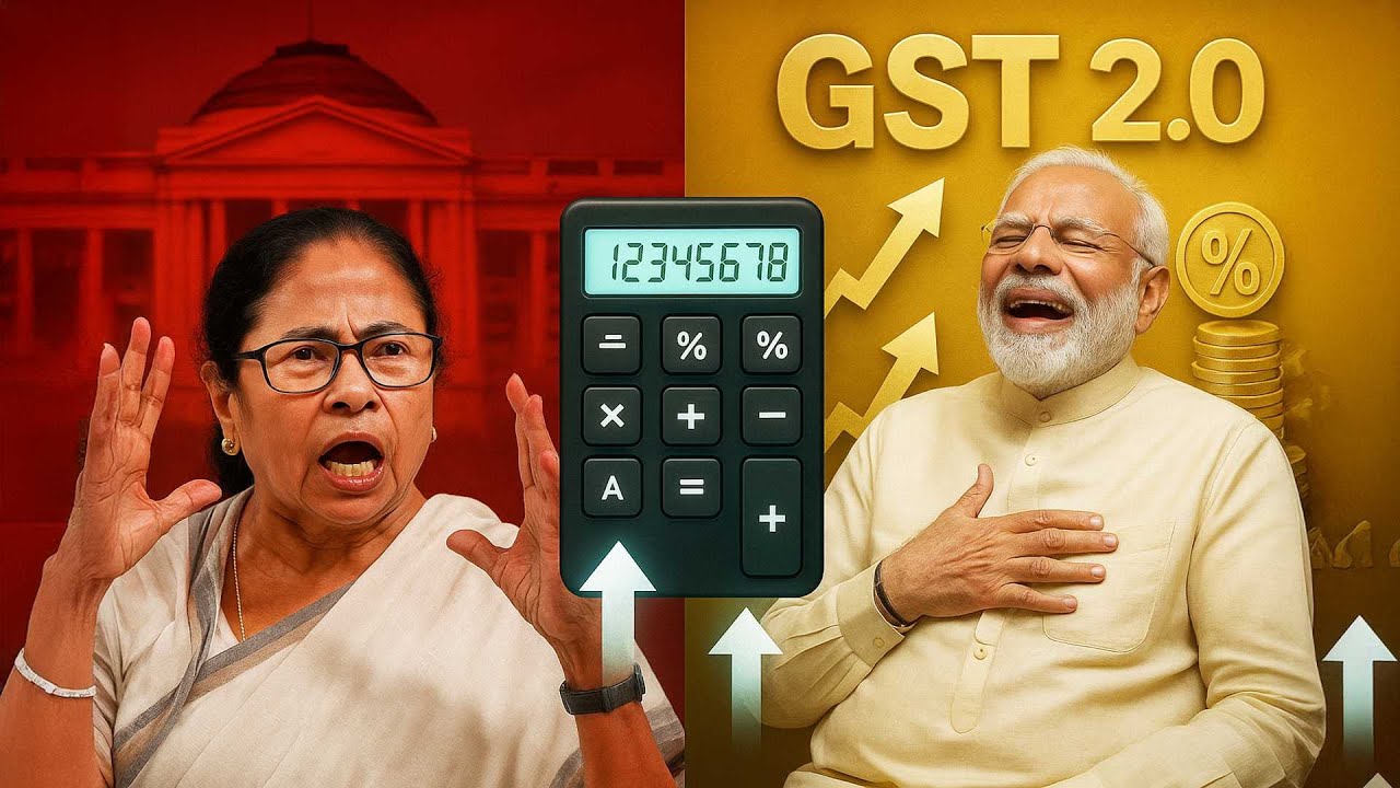 GST 2.0 Clash: PM Modi Laughs, Mamata Banerjee Angry!