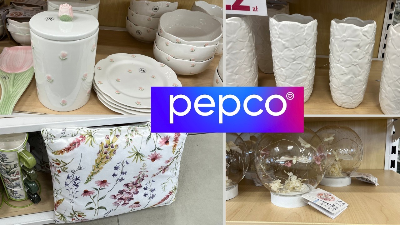 Wiosna w Pepco🌸Śliczne wazony/Kubeczki z kwiatowym wzorem🌸