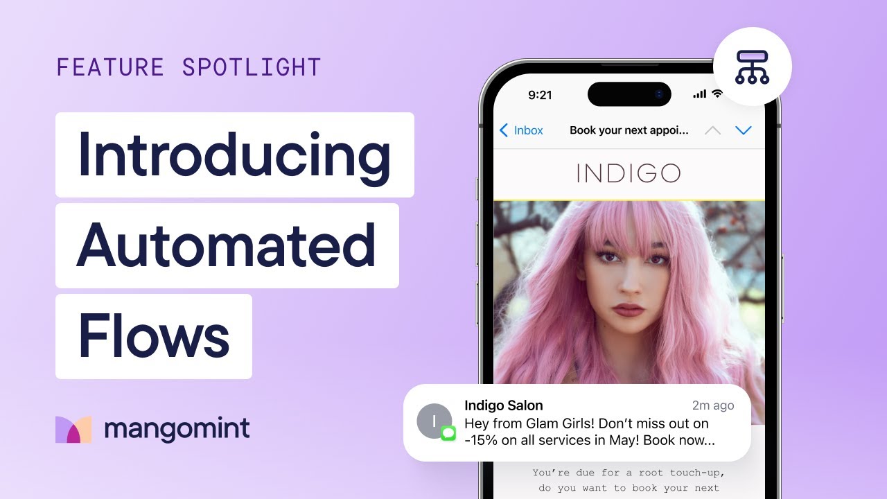 Jumpstarting Spa & Salon Growth with Text & Email Marketing + Automation | Mangomint Automated Flows