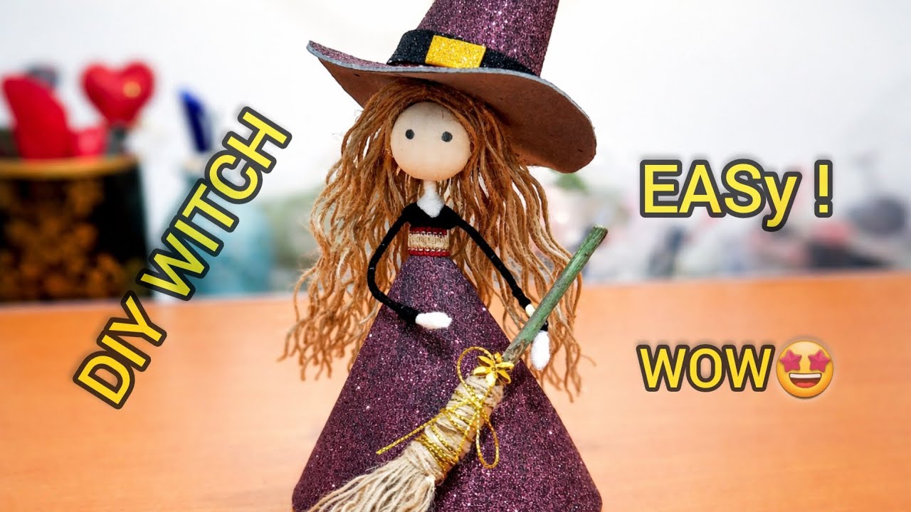 How to Make a Witch Doll |Easy DIY Handmade Craft 
