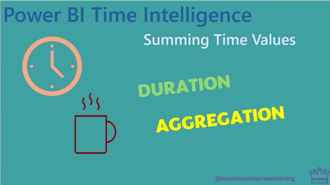 Power BI DAX Time: Duration Aggregation - Summing Time