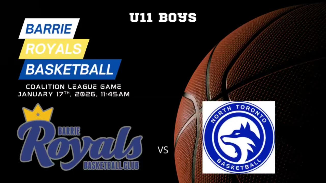 Barrie Royals U11 Boys vs North Toronto Huskies Pike