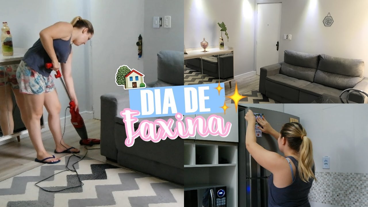 DIA DE FAXINA NO APARTAMENTO