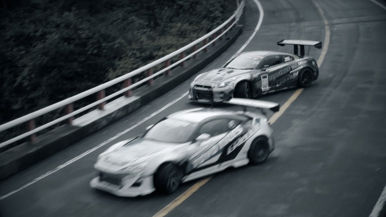 GT-R Drift on Turnpike Hakone Ⅱ | TOYO TIRES