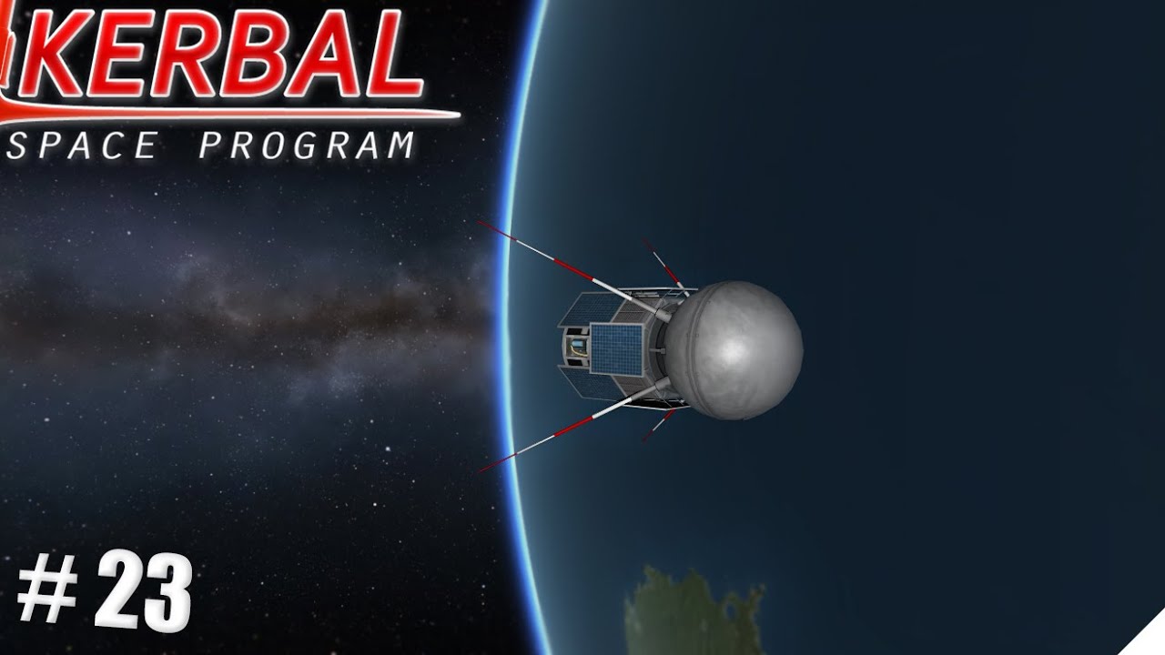 Kerbal Space Program серия-23 | Вывел первый спутник на орбиту
