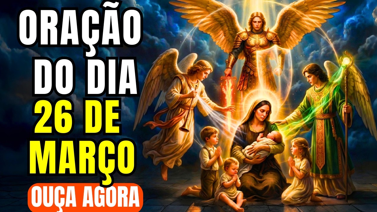 Os 3 Arcanjos Entram na Sua Casa HOJE — Cura e Restauração Começam Agora — Reze Comigo