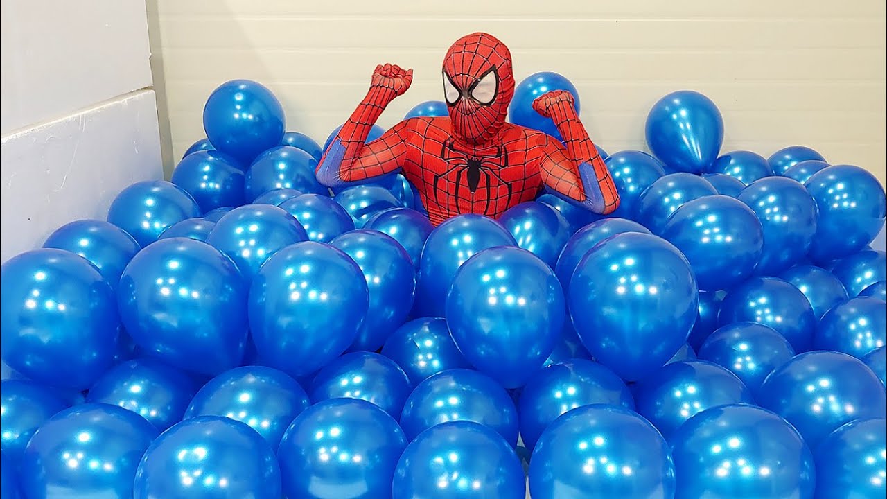 Spider Man Popping Balloons #5