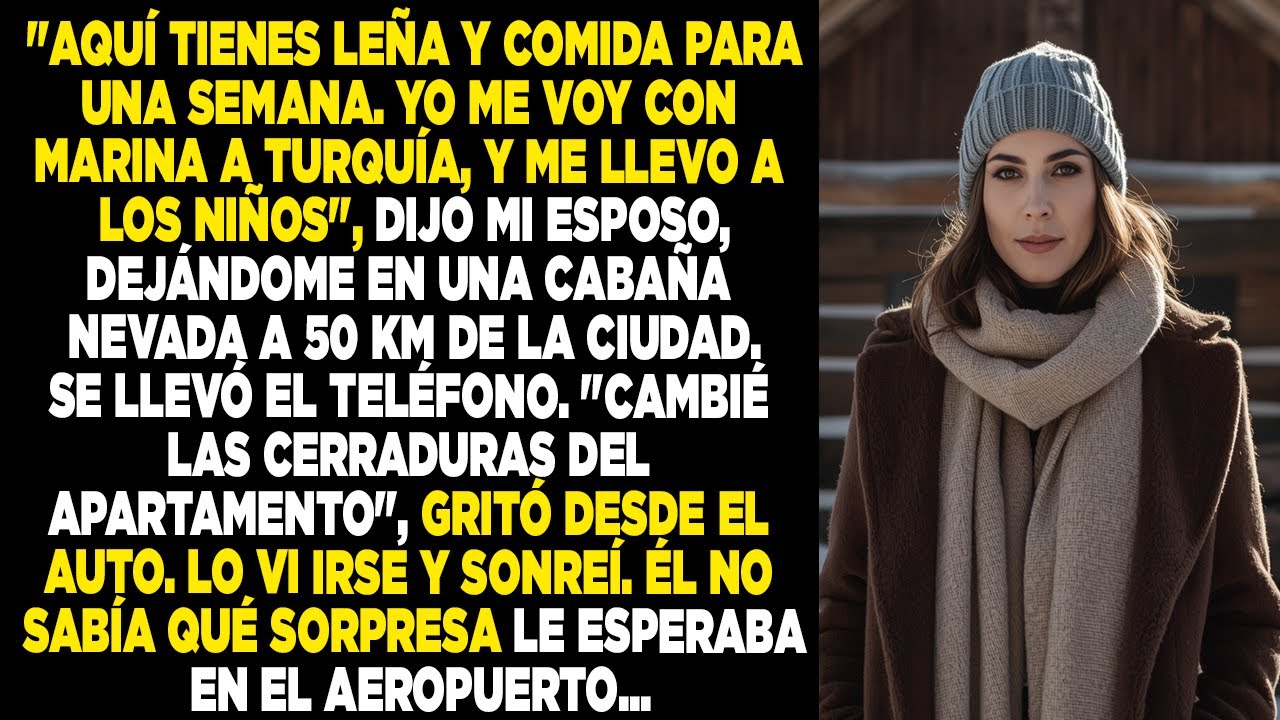 Mi esposo me dejó en una cabaña abandonada y se llevó a mis hijos… pero no sabía lo que le esperaba.