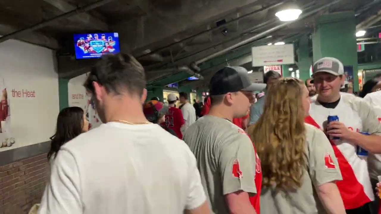 Walking Around the Fenway Park Concourse on July 12, 2023