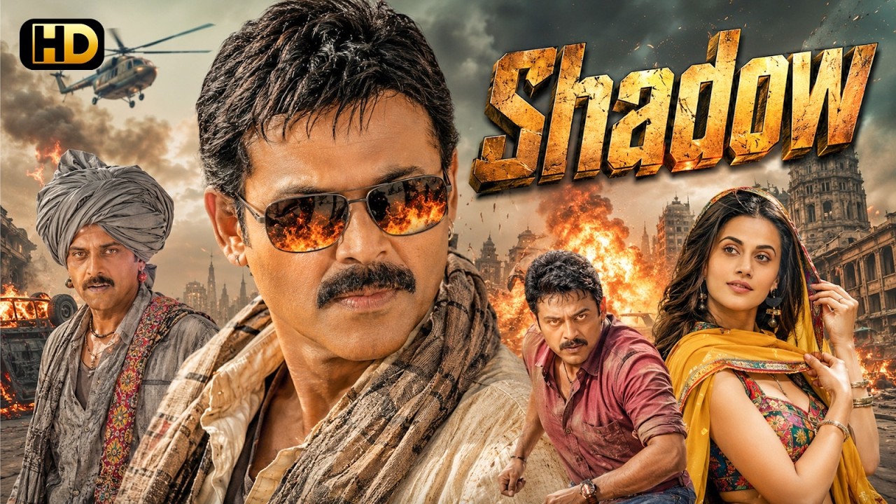 Shadow (HD) Venkatesh Ki Superhit Comedy South Movie | Taapsee Pannu, Srikanth South Love Story Film