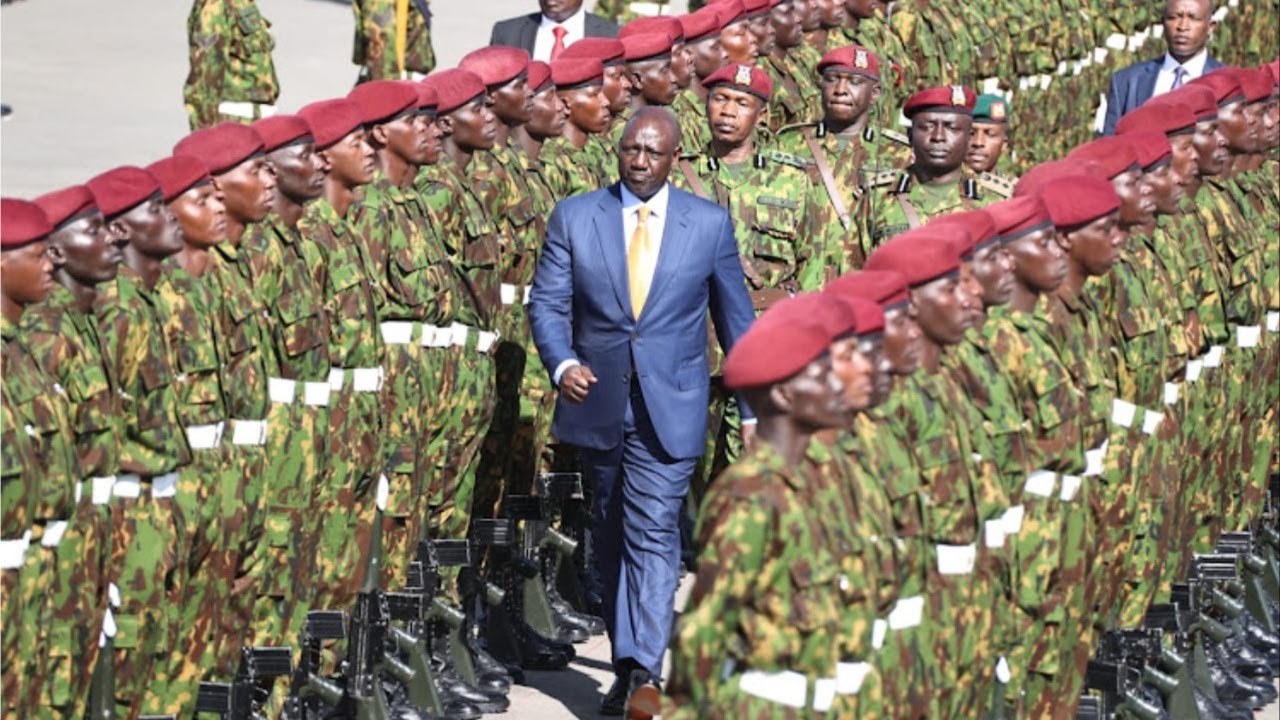 LIVE!! President Ruto presides over Kenya Forest Service recruits passing-out parade in Gilgil!!