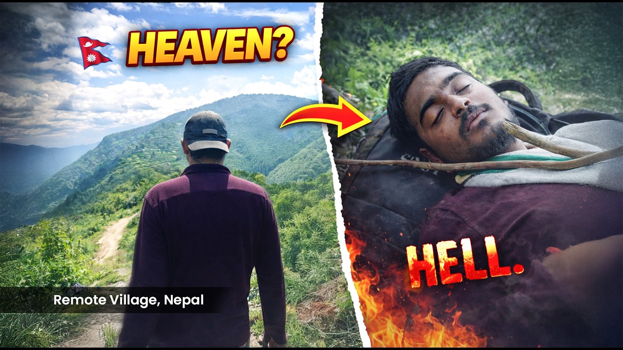 I Almost Died in Mountains of Nepal |  NON STOP 15 Hours Trek | Okhaldunga | Roshan Wander
