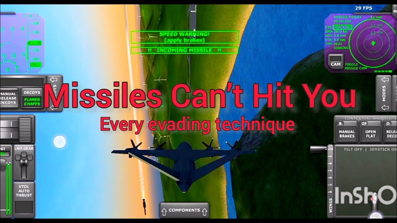 How to Evade Missiles Like a Pro | Flight Simulator Combat Tactics | Turboprop Flight Simulator |TFS